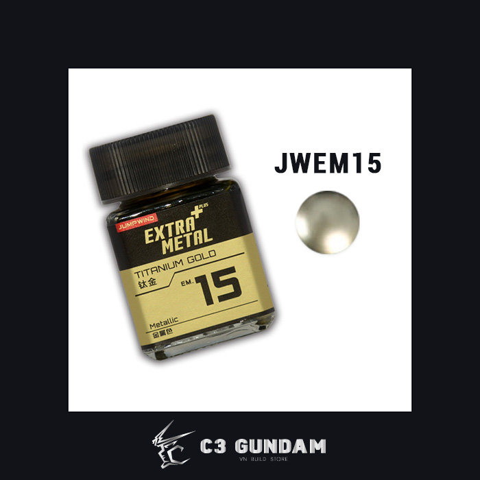SƠN MÔ HÌNH GUNDAM JUMPWIND MÀU KIM LOẠI -  EXTRA METAL METALLIC COLOR JWEM 18ML