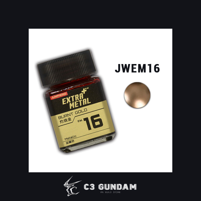 SƠN MÔ HÌNH GUNDAM JUMPWIND MÀU KIM LOẠI -  EXTRA METAL METALLIC COLOR JWEM 18ML