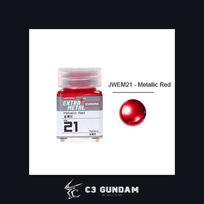 SƠN MÔ HÌNH GUNDAM JUMPWIND MÀU KIM LOẠI -  EXTRA METAL METALLIC COLOR JWEM 18ML