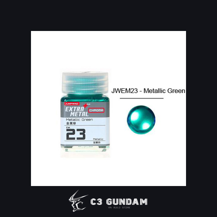 SƠN MÔ HÌNH GUNDAM JUMPWIND MÀU KIM LOẠI -  EXTRA METAL METALLIC COLOR JWEM 18ML