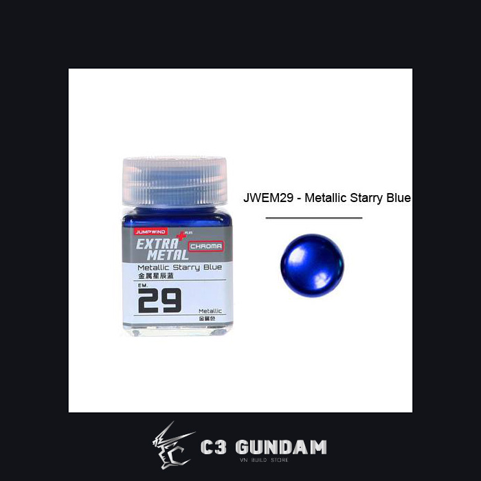SƠN MÔ HÌNH GUNDAM JUMPWIND MÀU KIM LOẠI -  EXTRA METAL METALLIC COLOR JWEM 18ML