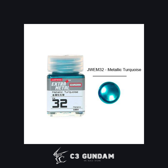 SƠN MÔ HÌNH GUNDAM JUMPWIND MÀU KIM LOẠI -  EXTRA METAL METALLIC COLOR JWEM 18ML