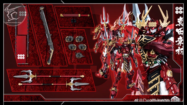 METAL BUILD 1/100 DEVIL HUNTER DH-02 RED WARRIOR SANADA YUKIMURA - BAEL