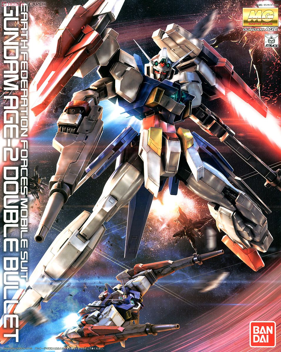 BANDAI MG 1/100 – Gundam Age-2 Normal – Maquette à Assembler – Modélisme