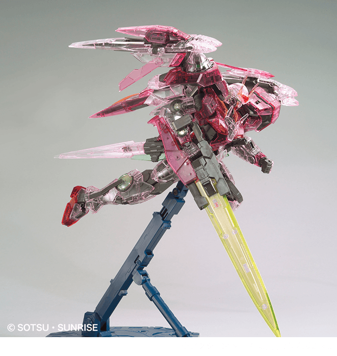MG 1/100 GUNDAM 00 TRANS-AM RAISER (CLEAR COLOR) THE GUNDAM BASE LIMITED