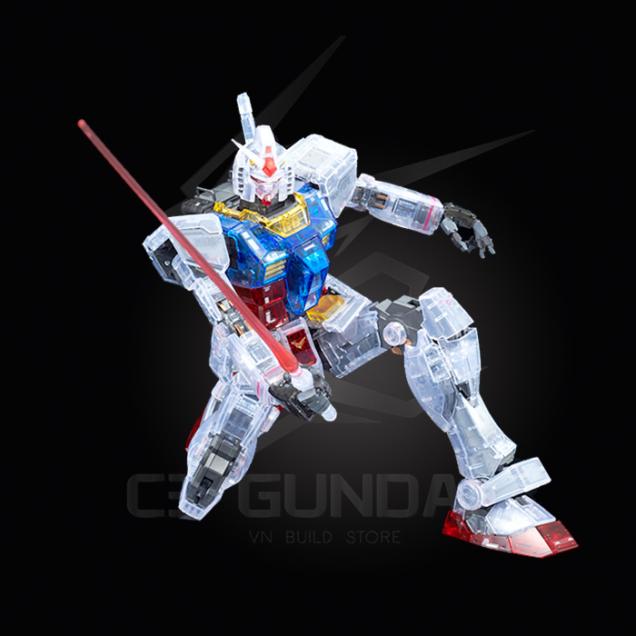 MG 1/100 RX-78-2 GUNDAM VER 3.0 [CLEAR COLOR] THE GUNDAM BASE LIMITED