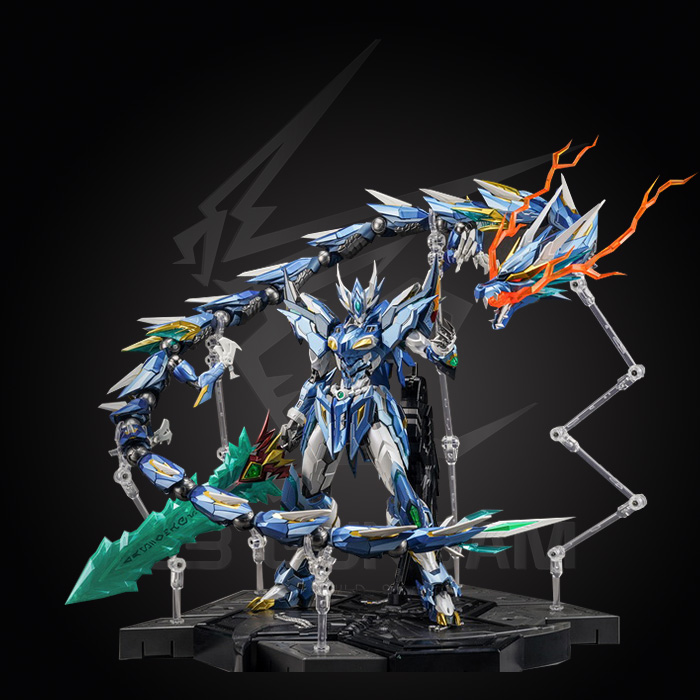 METAL BUILD CHINA MOTOR NUCLEAR MN-Q03 BLUE GREEN DRAGON - AO BING