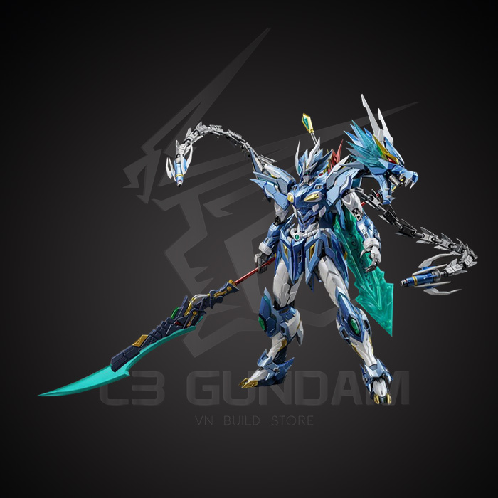 METAL BUILD CHINA MOTOR NUCLEAR MN-Q03 BLUE GREEN DRAGON - AO BING