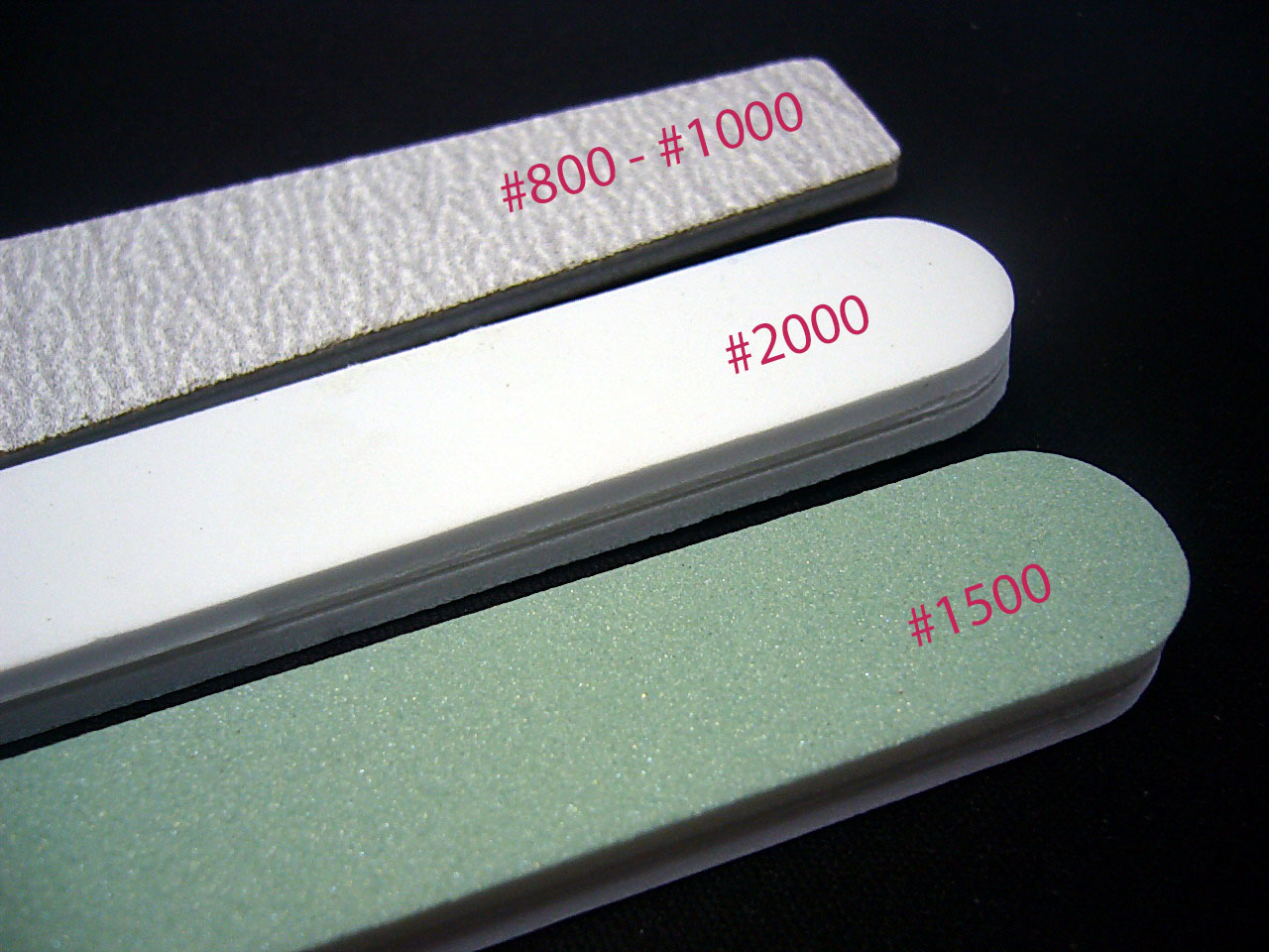 DỤNG CỤ MÔ HÌNH GUNDAM BỘ 3 CÂY CHÀ NHÁM XỐP CÁC LOẠI #600 #800 #1000 #1500 #2000