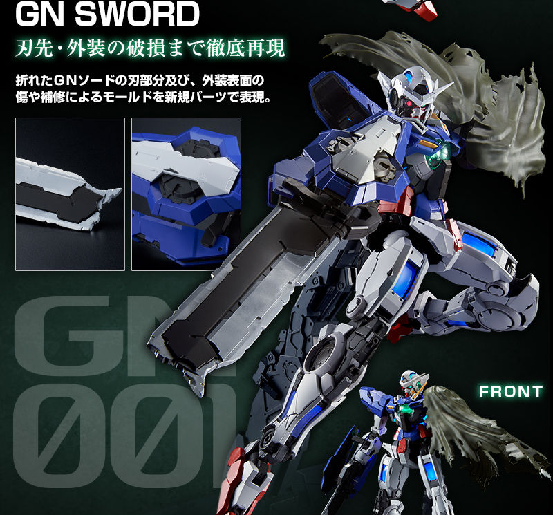 PG 1/60 REPAIR PARTS SET FOR PG GUNDAM EXIA