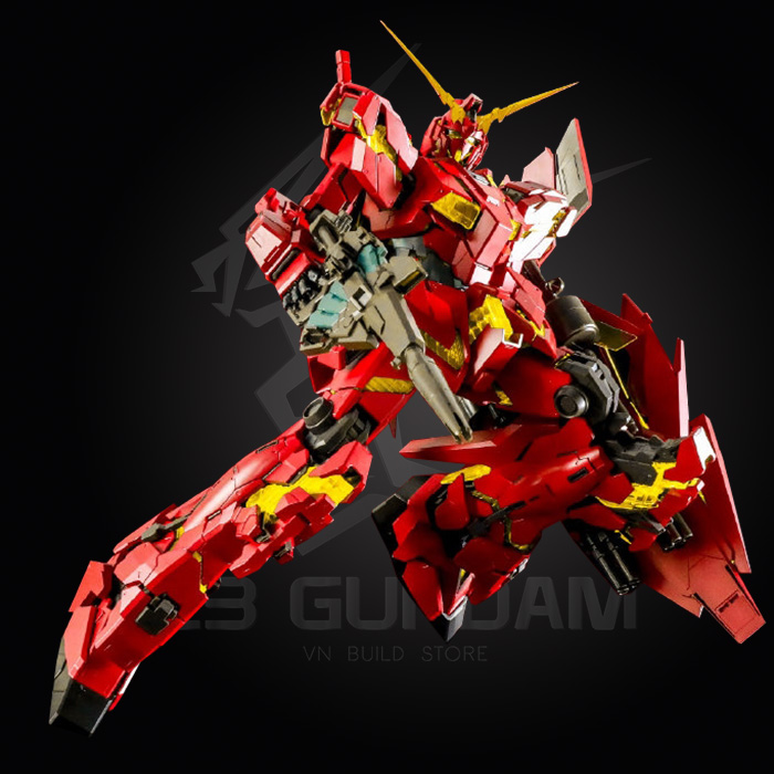 PG 1/60 RX-0 UNICORN GUNDAM + ARMED ARMOR DE (CHINA RED VER)