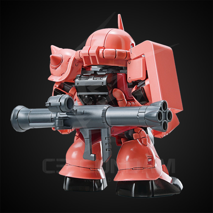 SDCS HELLO KITTY/ZAKU II PRINCIPALITY OF ZEON CHAR AZNABLE'S MOBILE SUITS
