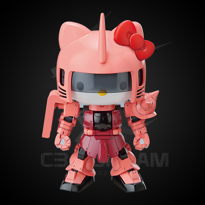 SDCS HELLO KITTY/ZAKU II PRINCIPALITY OF ZEON CHAR AZNABLE'S MOBILE SUITS