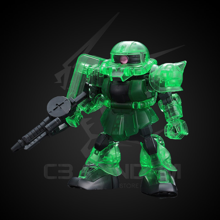 SDCS ZAKU II CROSS SILHOUETTE FRAME VER ( CLEAR COLOR) [LIMITED ITEM]