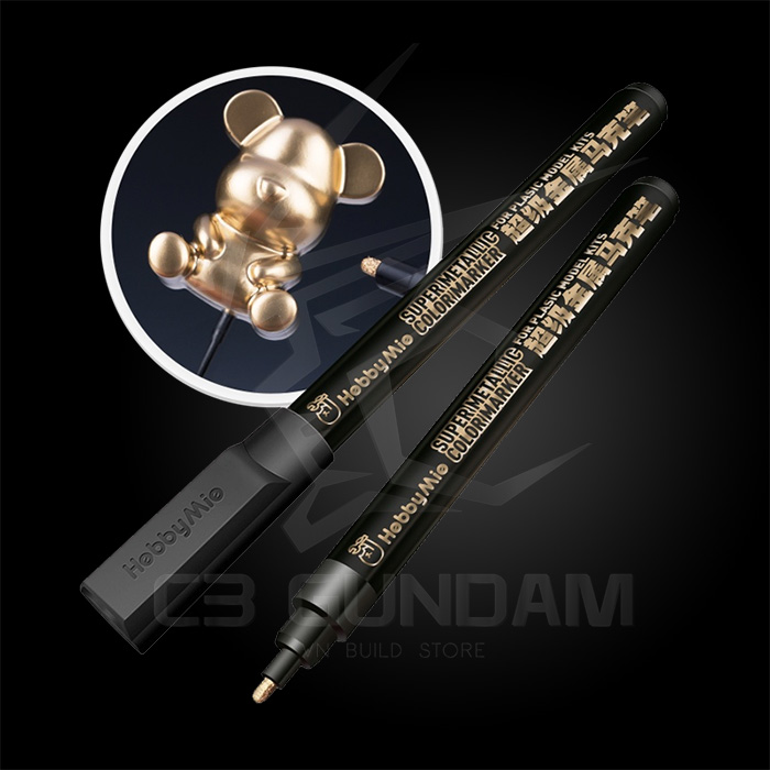 BÚT SƠN VẼ MÔ HÌNH GUNDAM CAO CẤP ĐẦU LÔNG GUNDAM MARKER HOBBY MIO TOOL METALLIC COLOR - MÀU KIM LOẠI