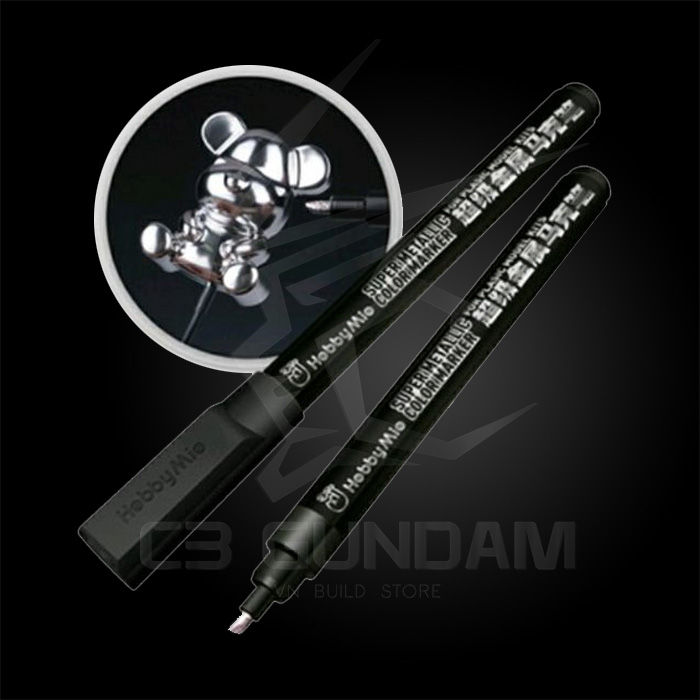 BÚT SƠN VẼ MÔ HÌNH GUNDAM CAO CẤP ĐẦU LÔNG GUNDAM MARKER HOBBY MIO TOOL METALLIC COLOR - MÀU KIM LOẠI