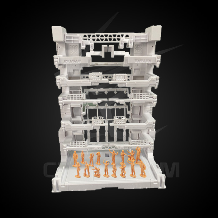 ĐẾ BASE MÔ HÌNH MS CAGE GRAY COLOR FOR HG RG MG GUNDAM VT-131-3-4