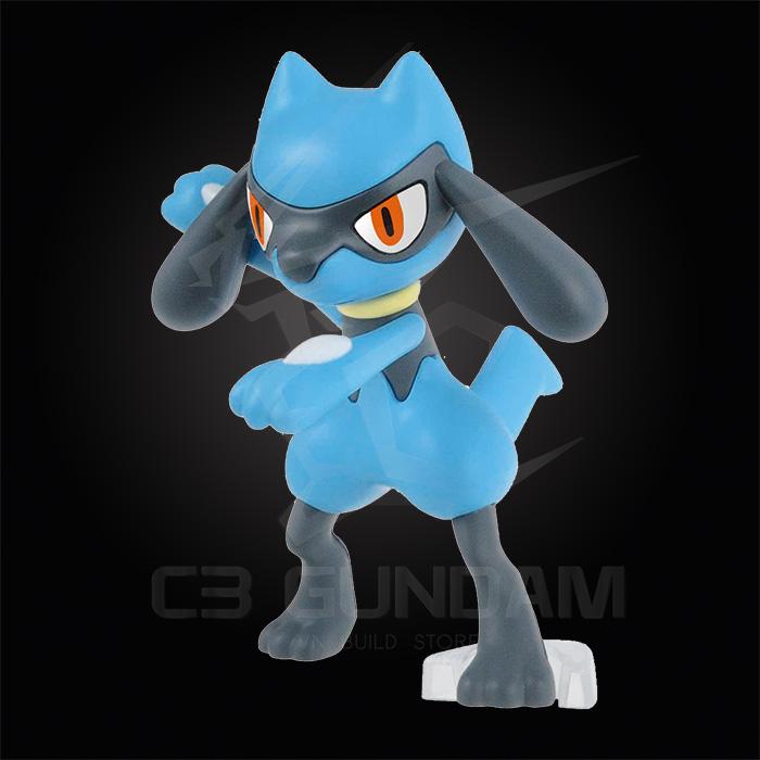 POKEMON PLASTIC MODEL COLLECTION 44 RIOLU & LUCARIO POKEMON PLAMO