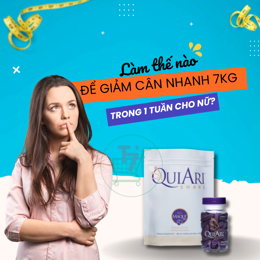 Giảm Cân Nhanh Trong 1 Tuần 7kg Cho Nữ: Bí Quyết Hiệu Quả Với Bộ Sản Phẩm QuiAri Giảm Cân Nhanh Trong 1 Tuần 7kg Cho Nữ: Bí Quyết Hiệu Quả Với Bộ Sản Phẩm QuiAri