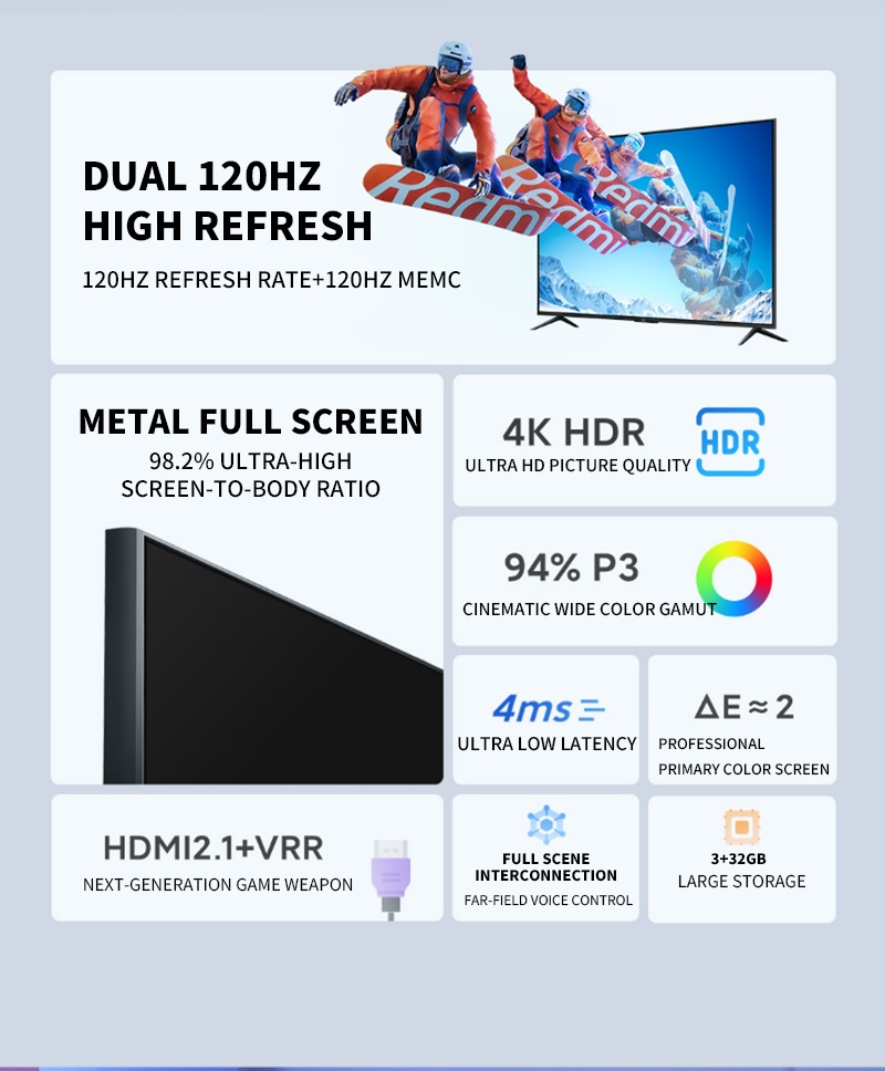 Tivi Xiaomi Redmi AI Smart X75 75 inch 2022 Tivi Xiaomi Redmi AI Smart X75 75 inch 2022