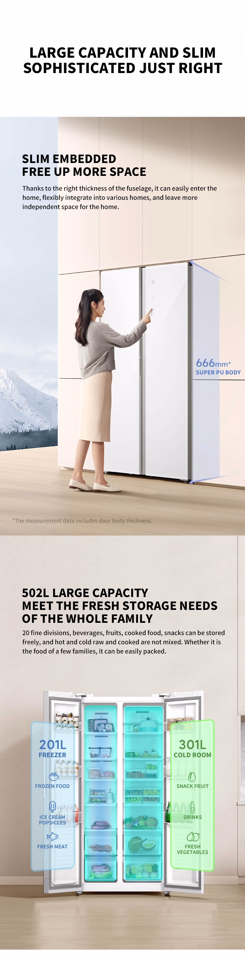 Tủ lạnh Xiaomi Mijia Fridge 502L kính pha lê 4 3 41658abe e24c 4f12 bab7 d6fb521edf71