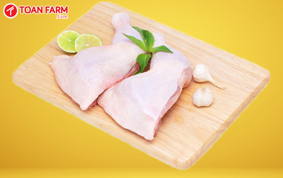 Đùi tỏi gà đông lạnh chất lượng tại Toàn Farm