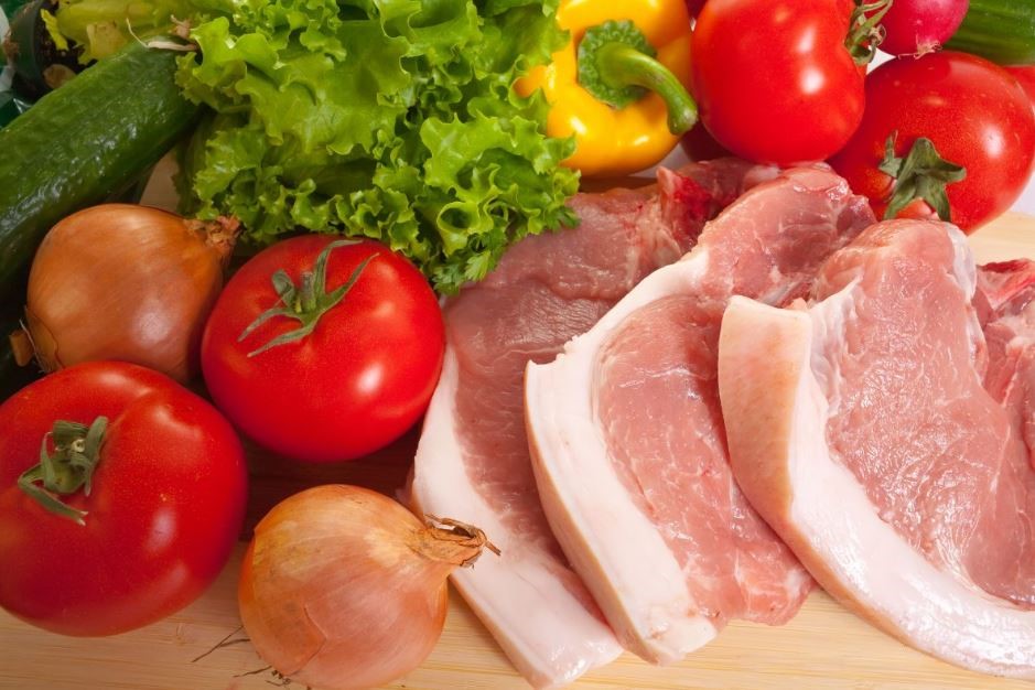 Thực phẩm sạch sẽ không chứa chất độc hại