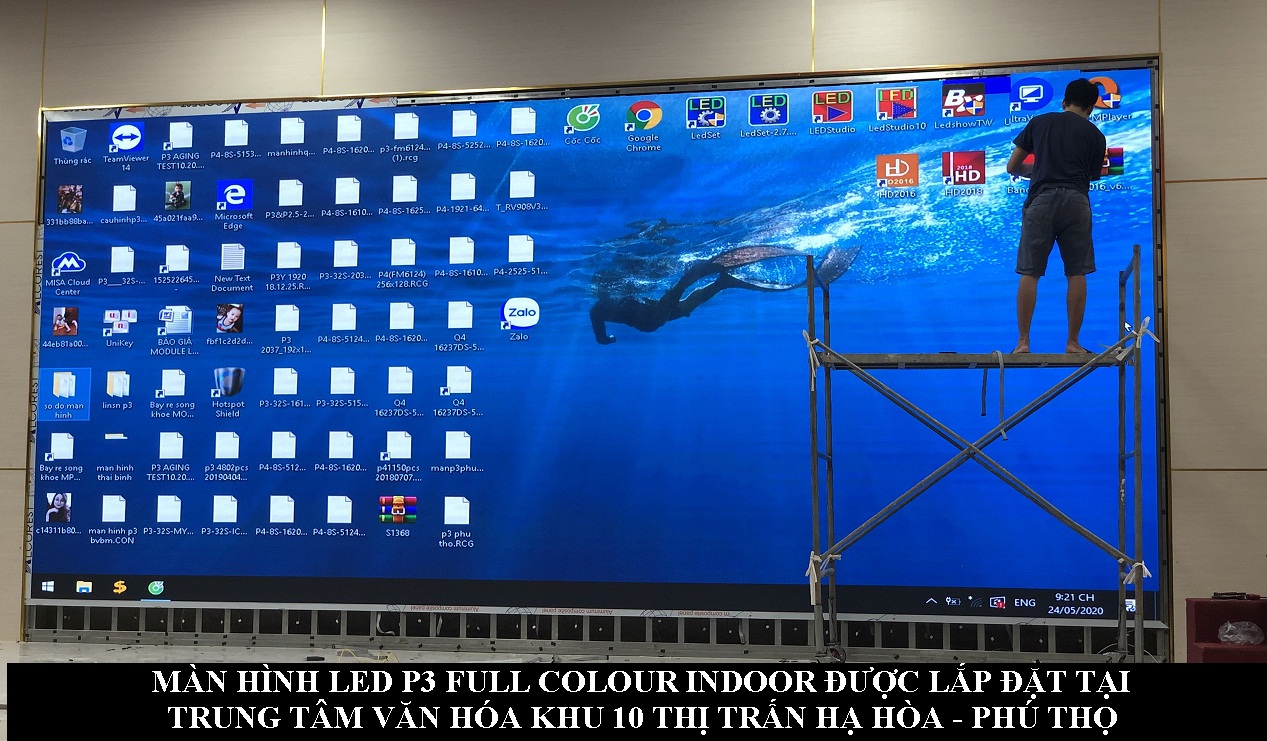 Màn hình led P3 RSM trong nhà