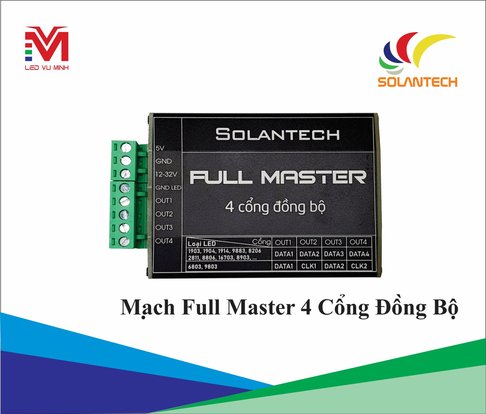 MẠCH ĐK FULL MASTER 4 CỔNG ĐỒNG BỘ