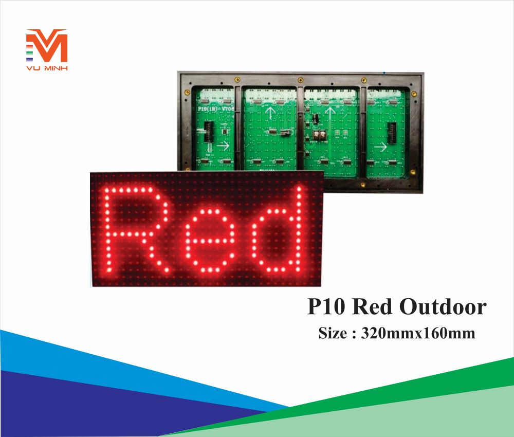 MODULE P10 1 MÀU ĐỎ MẮT DIP