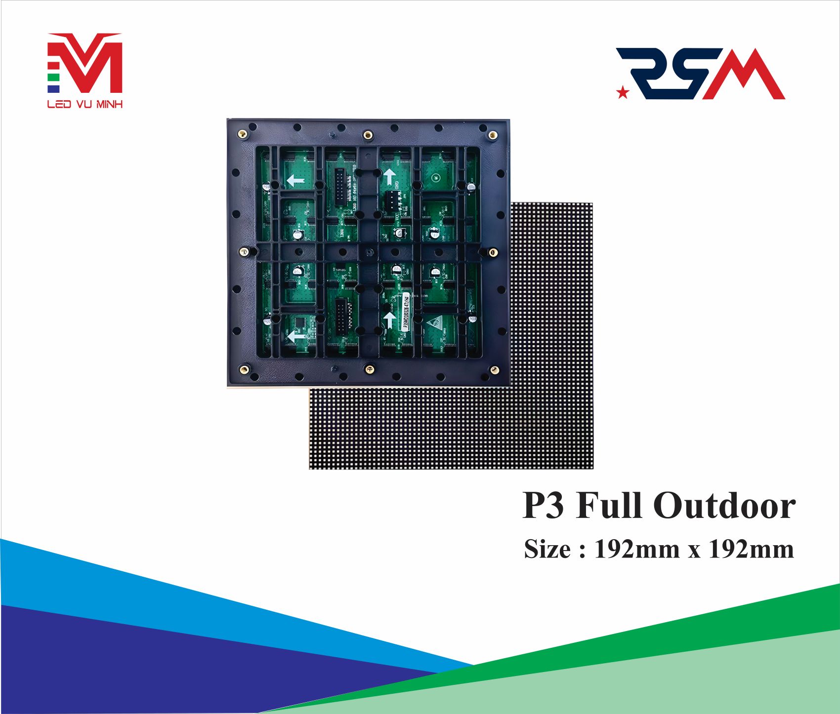 MODULE LED P3 FULLCOLOUR OUTDOOR - RSM