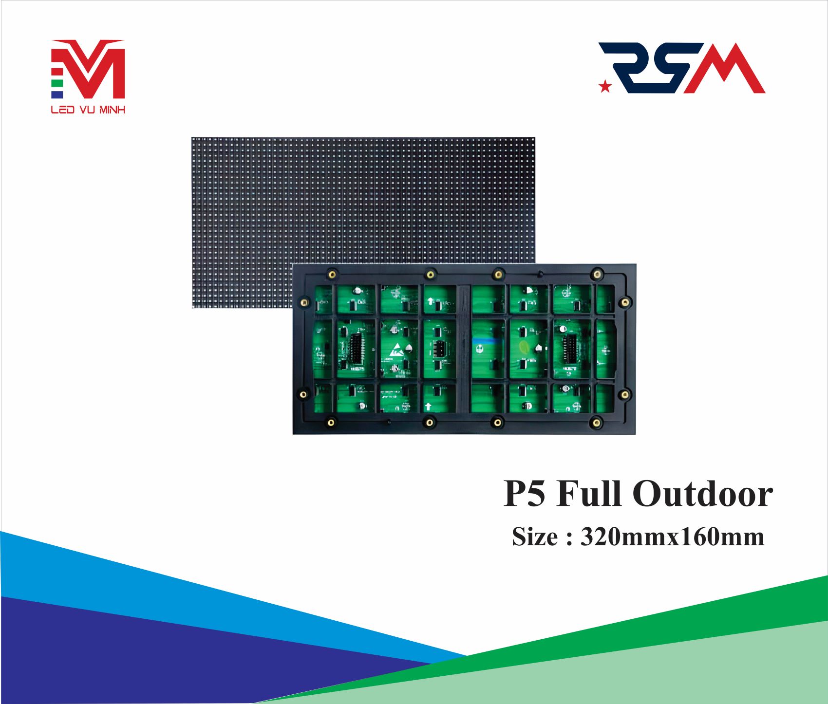 MODULE LED P5 FULLCOLOUR OUTDOOR - RSM