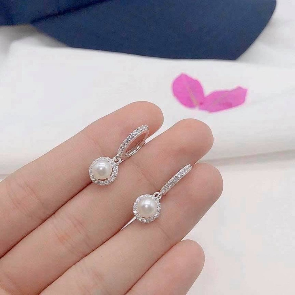Bông Tai Ngọc Trai Akoya Mini
