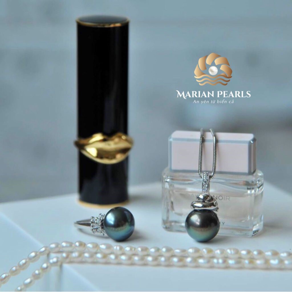 Dây chuyền Ngọc trai Tahiti thương hiệu Marian Pearls