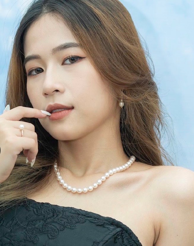 Nhẫn và chuỗi ngọc trai Akoya 7.5mm