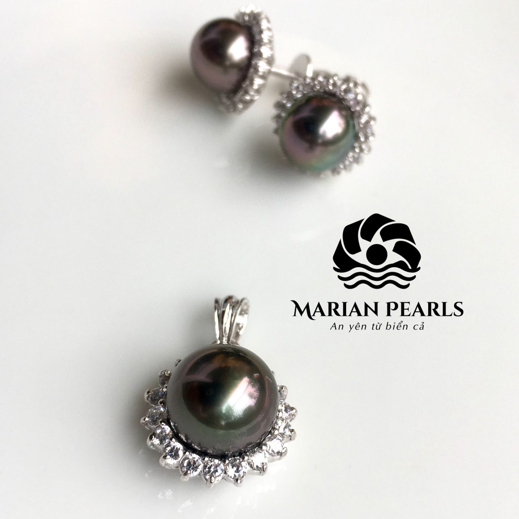 Mặ dây chuyền Ngọc trai Tahiti thương hiệu Marian Pearls