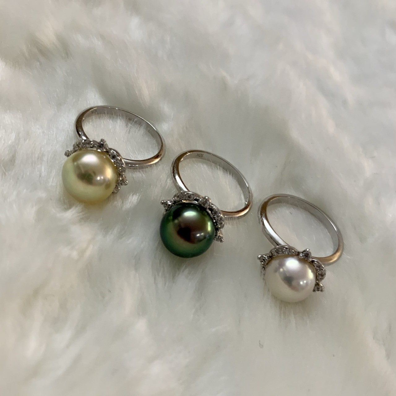 Nhẫn Ngọc trai thương hiệu Marian Pearls 