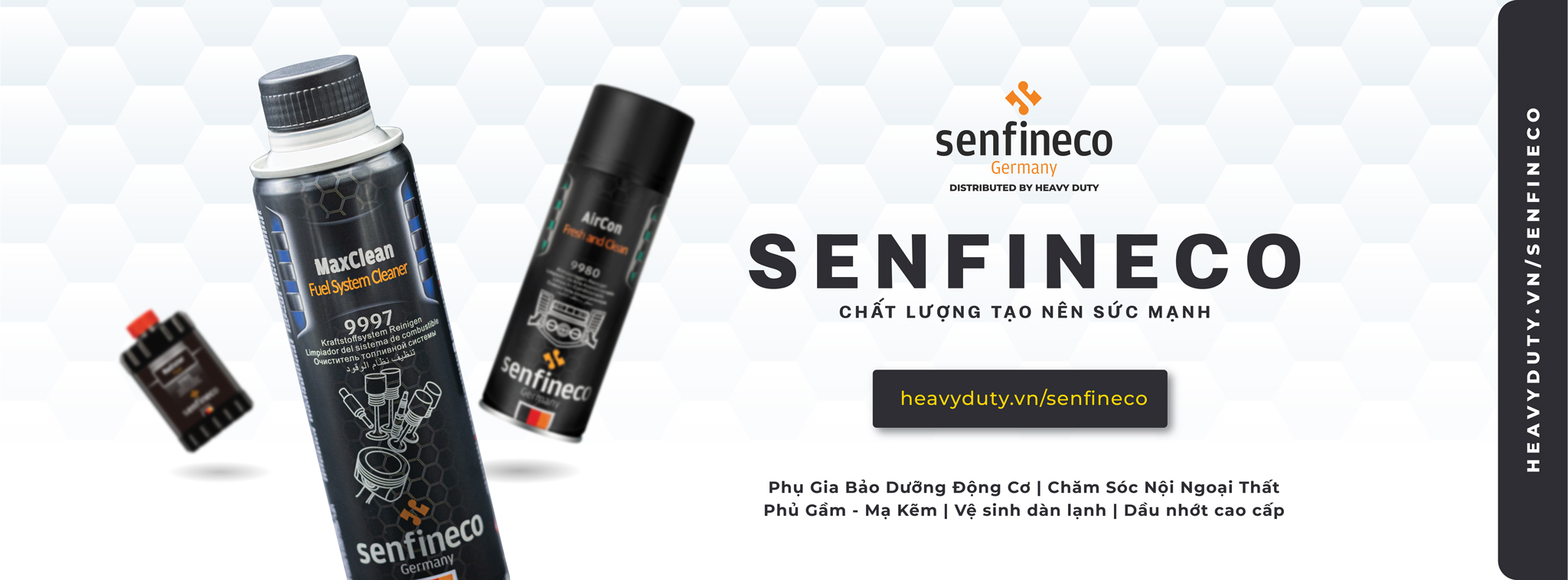 Senfineco – Thương Hiệu Dầu Nhớt và Phụ Gia Cao Cấp Từ Đức Tìm Đại Lý Đồng Hành Trên Toàn Quốc