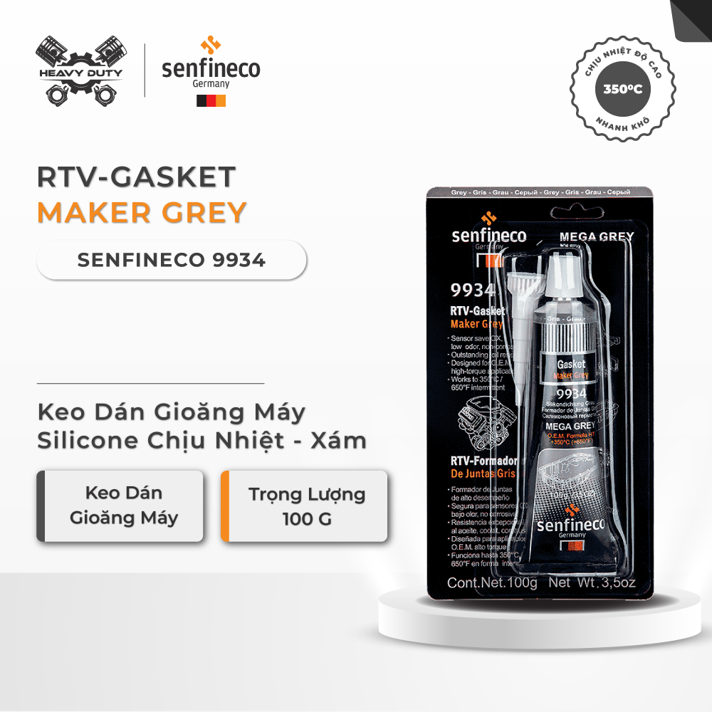 Senfineco Chain Lube Extreme 9924 - Xịt Dưỡng Sên Mỡ Bò Xanh