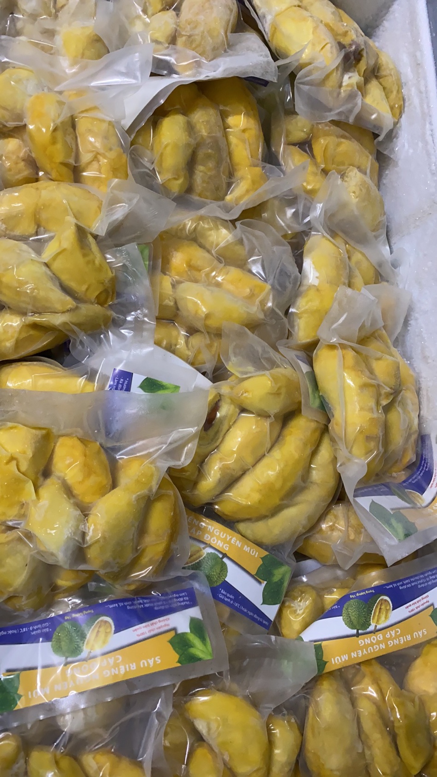 FROZEN DURIAN-SẦU RIÊNG ĐÔNG LẠNH King Agro