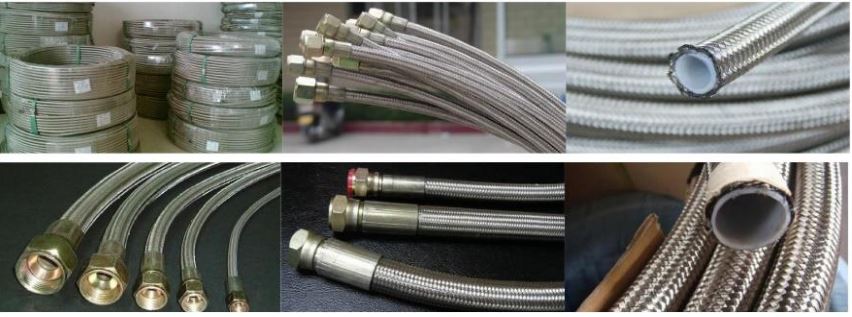 Ống teflon TPFE bọc vỏ lưới inox 304 | asahiea