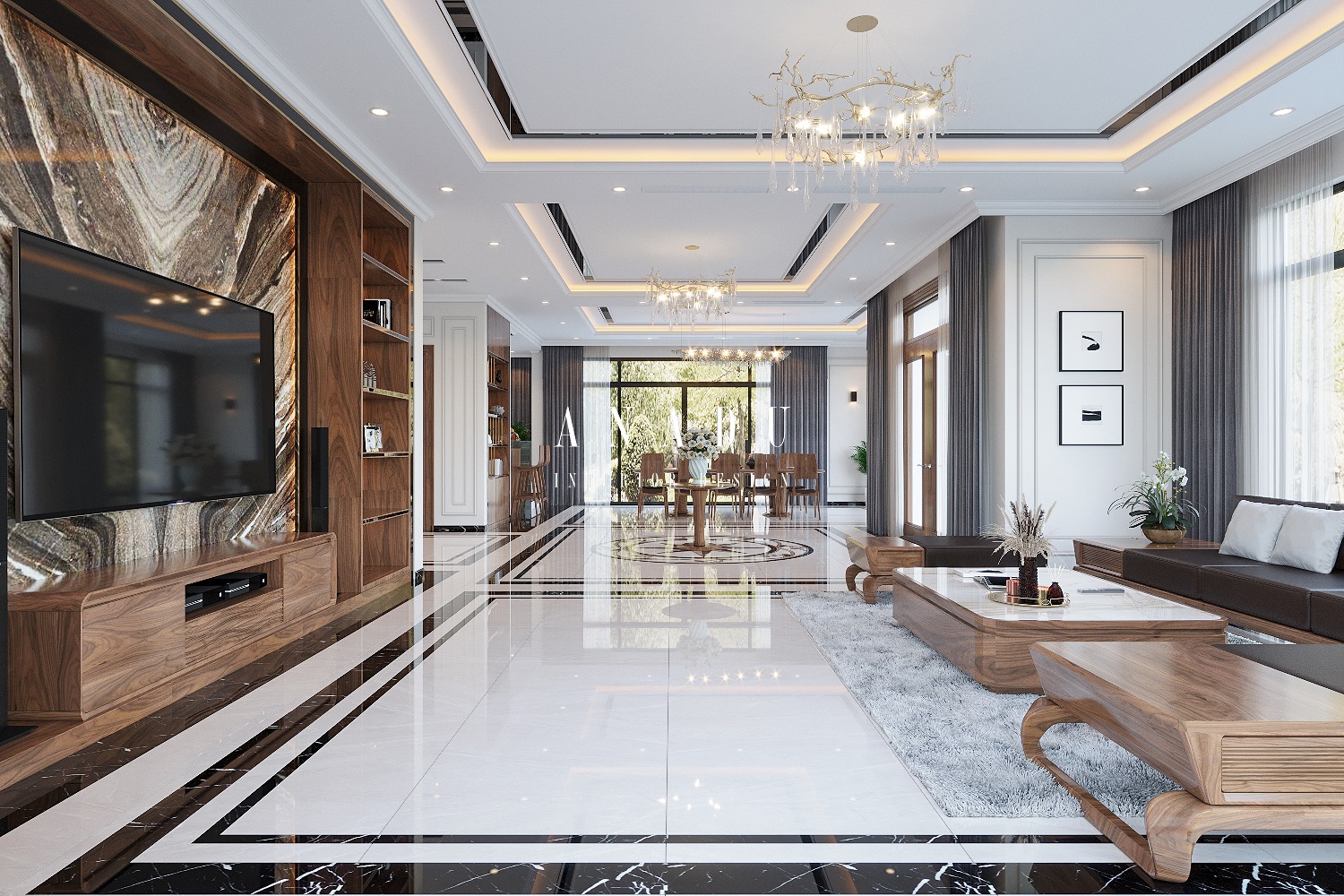 THIẾT KẾ NỘI THẤT BIỆT THỰ AN GIANG