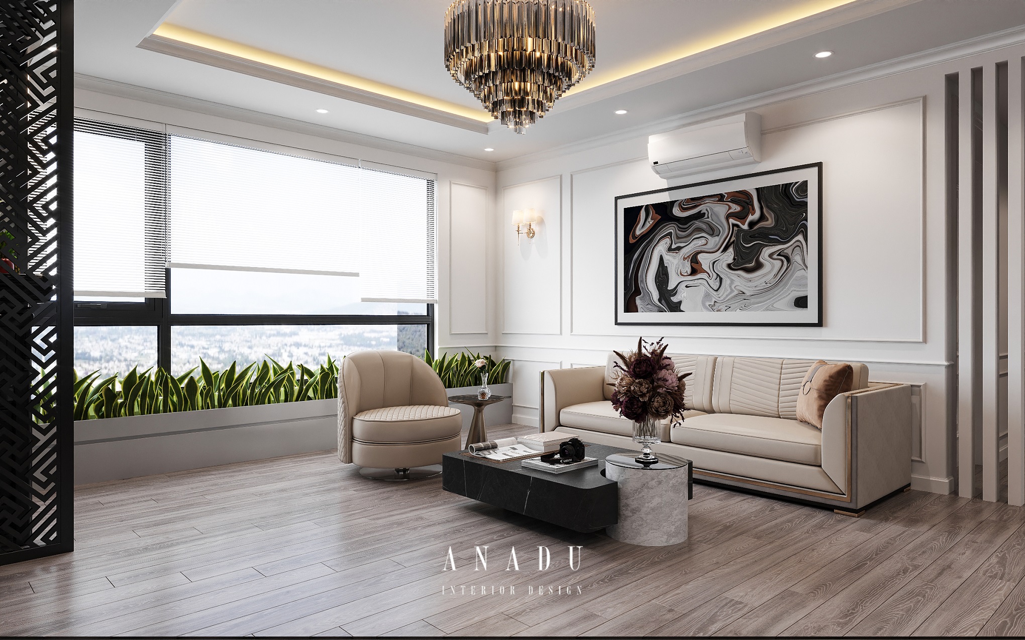 THIẾT KẾ NỘI THẤT CHUNG CƯ HUYNDAI HILLSTATE