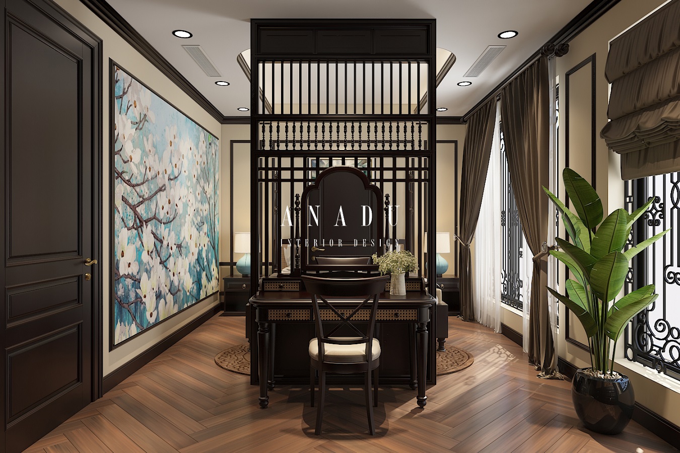 THIẾT KẾ BIỆT THỰ GAMUDA PHONG CÁCH INDOCHINE