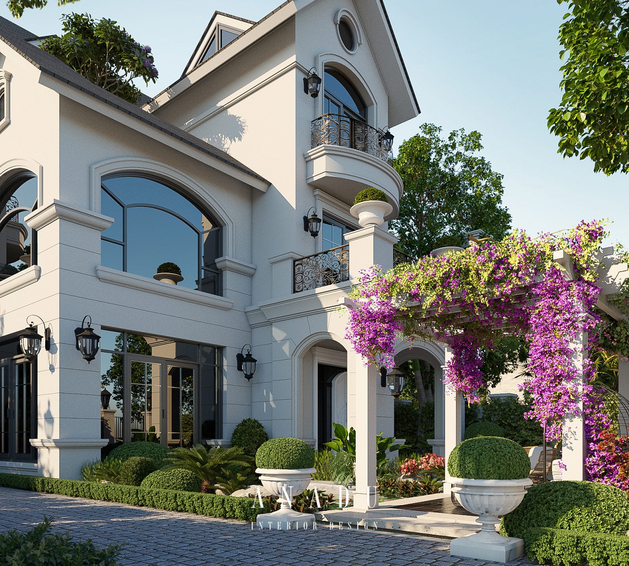 KIẾN TRÚC BIỆT THỰ DƯƠNG NỘI