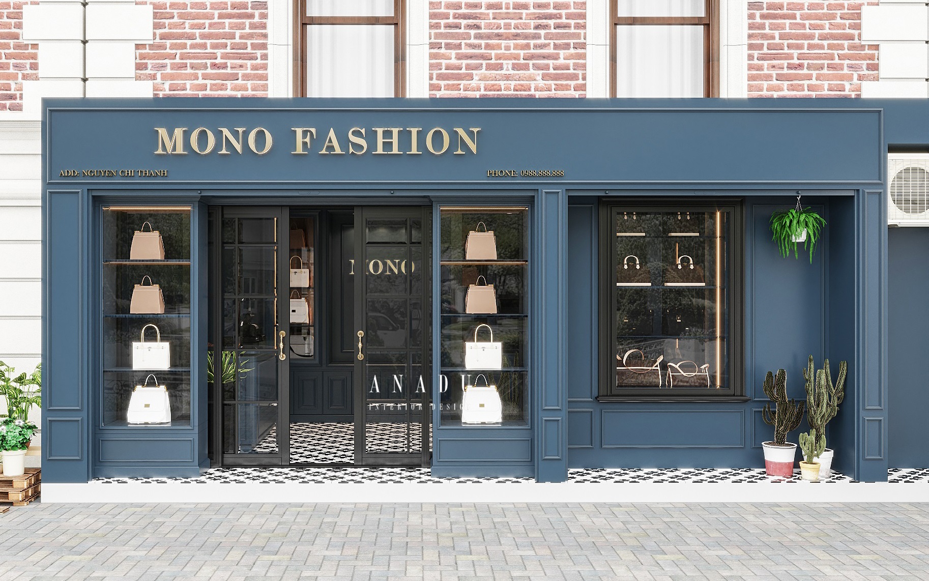 THIẾT KẾ NỘI THẤT MONO STORE