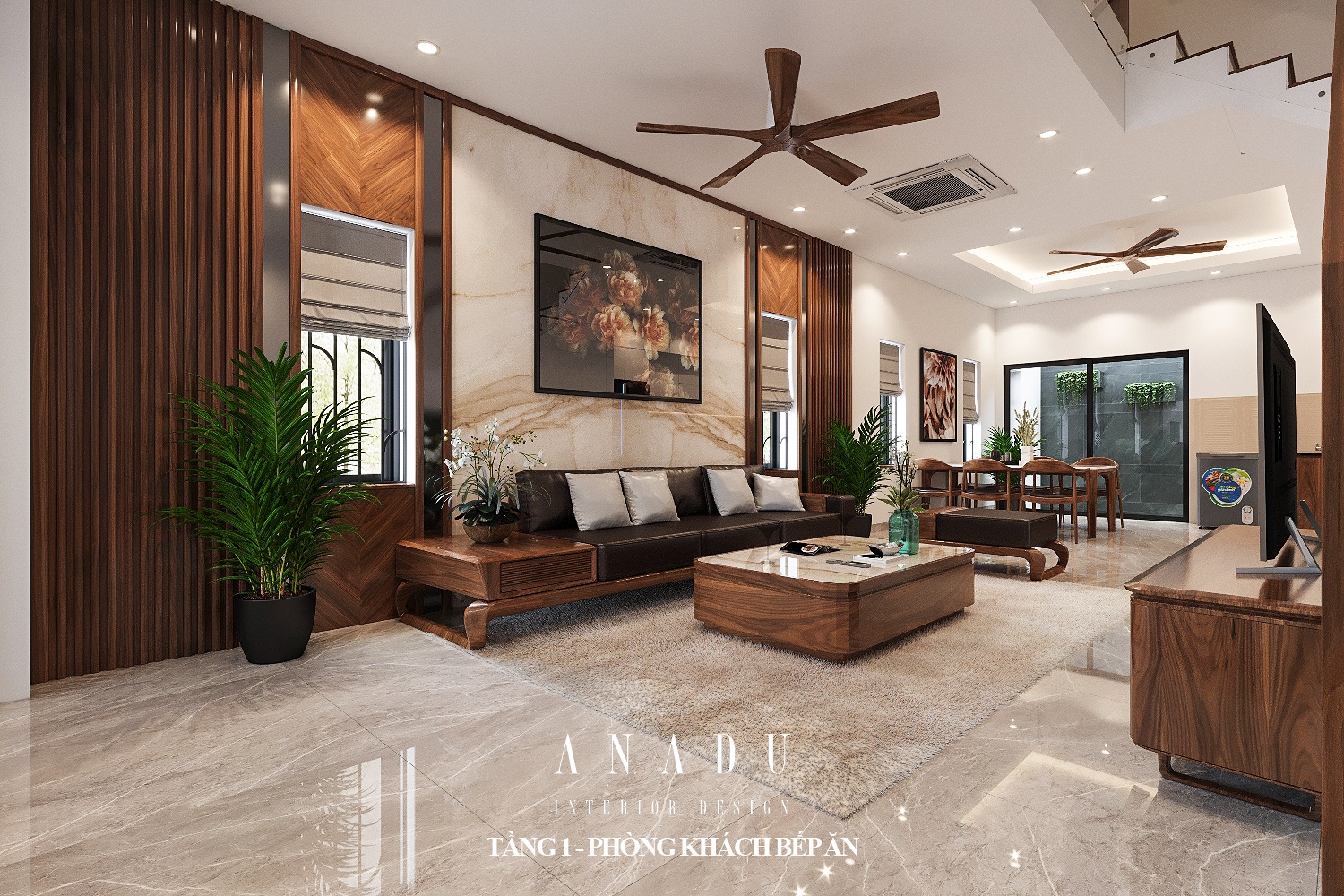 THIẾT KẾ NỘI THẤT LIỀN KỀ LINH ĐÀM