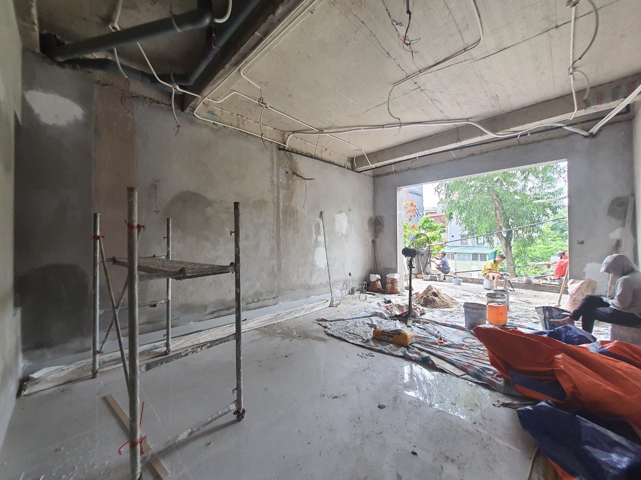 CẬP NHẬT TIẾN ĐỘ THI CÔNG NHÀ PHỐ XUÂN ĐỈNH