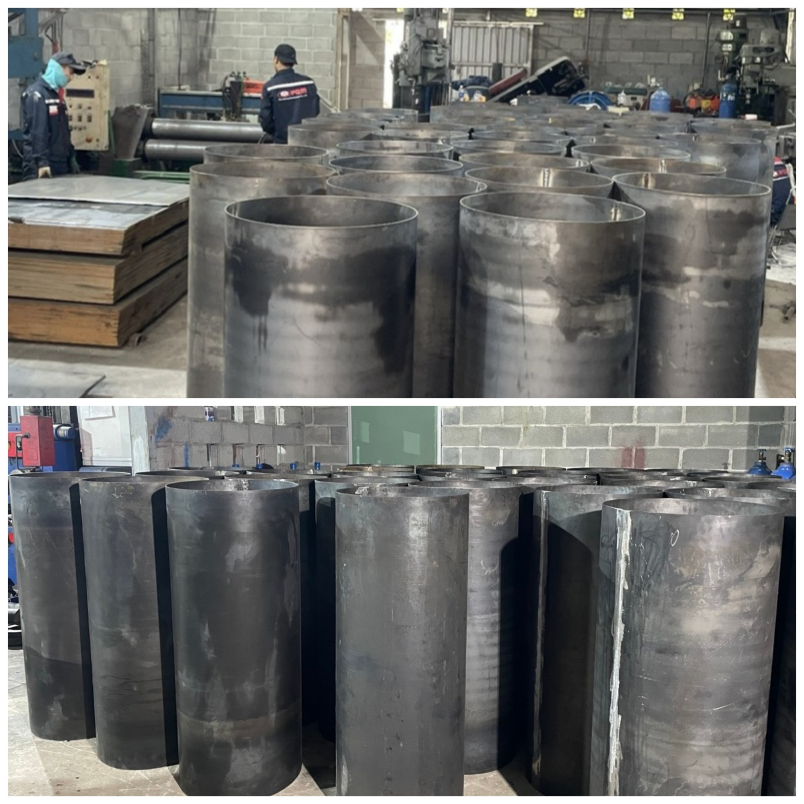 Gia công lốc ống các loại: ống lõi thép cuộn, ống spool, steel sleeve