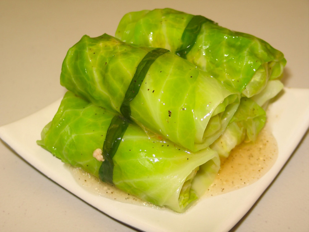Ăn chay cùng bắp cải cuộn rau củ thanh đạm
